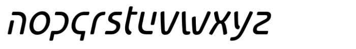 Conectiva Light Italic Font LOWERCASE
