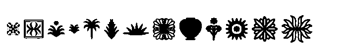 Conega Conega Icon Font UPPERCASE
