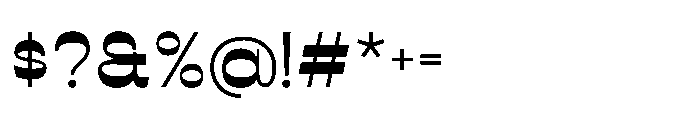 Conega Conega Regular Font OTHER CHARS