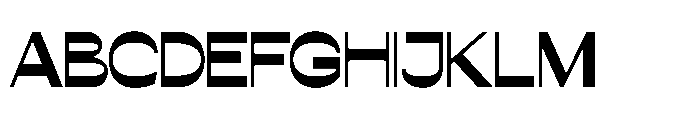 Conega Conega Regular Font UPPERCASE