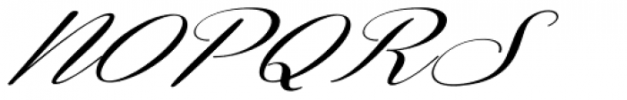 Coneria Script Slanted Medium Font UPPERCASE