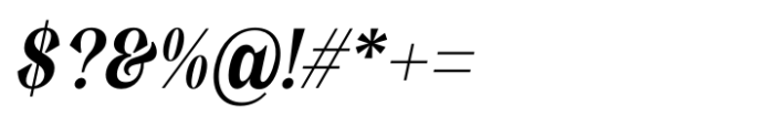 Conery Italic Font OTHER CHARS