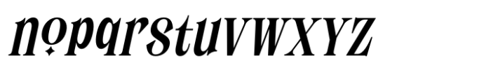 Conery Italic Font LOWERCASE