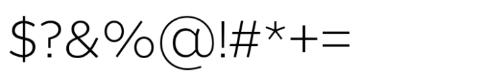 Confer Sans Light Font OTHER CHARS