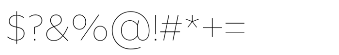 Confer Sans Thin Font OTHER CHARS