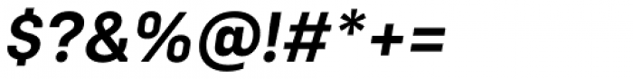 Config Alt Semi Bold Italic Font OTHER CHARS