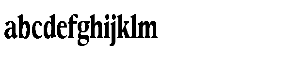Confirm Serif Black Condensed FONT