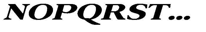 Confirm Serif Black Expanded Italic Font UPPERCASE