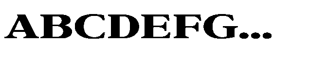 Confirm Serif Black Expanded Font UPPERCASE