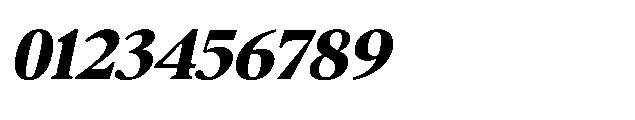 Confirm Serif Black Italic Font OTHER CHARS