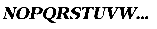 Confirm Serif Black Italic Font UPPERCASE