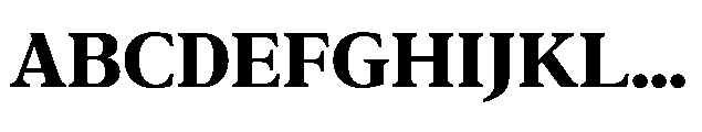 Confirm Serif Black Font UPPERCASE