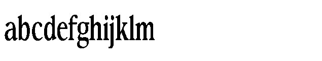 Confirm Serif Bold Condensed FONT
