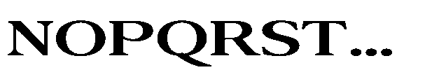 Confirm Serif Bold Expanded Font UPPERCASE