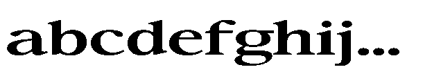 Confirm Serif Bold Expanded FONT