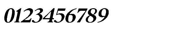 Confirm Serif Bold Italic Font OTHER CHARS