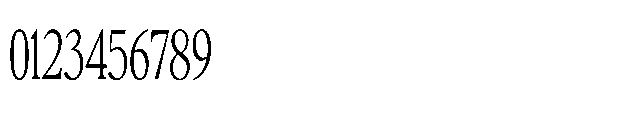 Confirm Serif Condensed Font OTHER CHARS