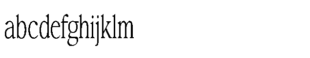 Confirm Serif Condensed FONT