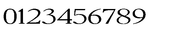 Confirm Serif Expanded Font OTHER CHARS