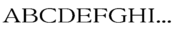Confirm Serif Expanded Font UPPERCASE