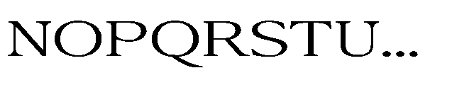 Confirm Serif Expanded Font UPPERCASE