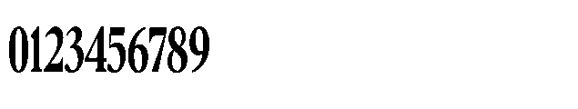 Confirm Serif Extra Bold Condensed Font OTHER CHARS