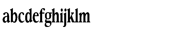 Confirm Serif Extra Bold Condensed FONT