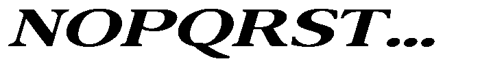 Confirm Serif Extra Bold Expanded Italic Font UPPERCASE