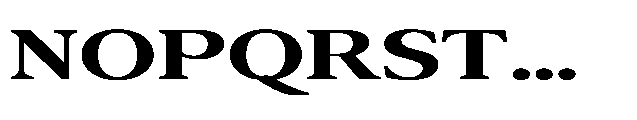 Confirm Serif Extra Bold Expanded Font UPPERCASE