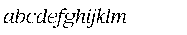 Confirm Serif Italic FONT