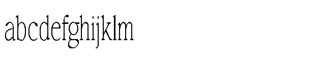 Confirm Serif Light Condensed FONT