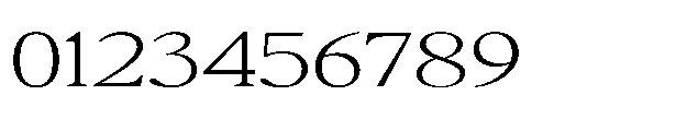 Confirm Serif Light Expanded Font OTHER CHARS