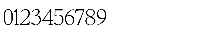 Confirm Serif Light Font OTHER CHARS