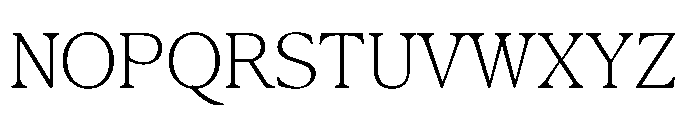 Confirm Serif Light Font UPPERCASE