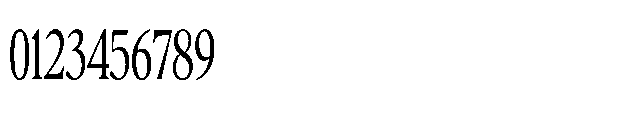 Confirm Serif Medium Condensed Font OTHER CHARS