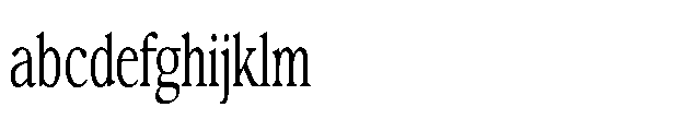 Confirm Serif Medium Condensed FONT