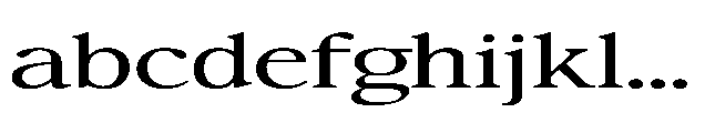 Confirm Serif Medium Expanded FONT