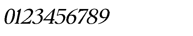 Confirm Serif Medium Italic Font OTHER CHARS