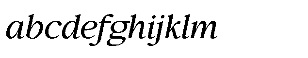 Confirm Serif Medium Italic FONT