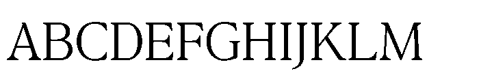 Confirm Serif Regular Font UPPERCASE