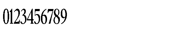 Confirm Serif Semi Bold Condensed Font OTHER CHARS