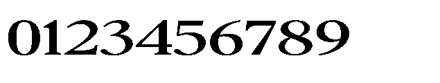 Confirm Serif Semi Bold Expanded Font OTHER CHARS