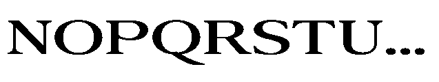 Confirm Serif Semi Bold Expanded Font UPPERCASE