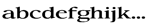 Confirm Serif Semi Bold Expanded FONT