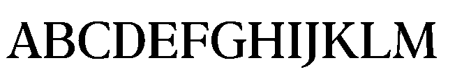 Confirm Serif Semi Bold Font UPPERCASE