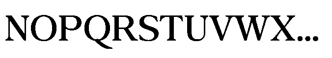 Confirm Serif Semi Bold Font UPPERCASE