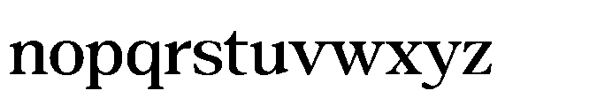 Confirm Serif Semi Bold Font LOWERCASE