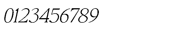 Confirm Serif Variable Light Italic Font OTHER CHARS