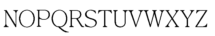 Confirm Serif Variable Light Font UPPERCASE