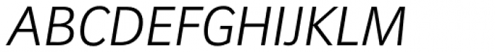 Congress Sans Std Light Italic Font UPPERCASE